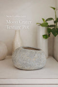 Moon Crater Textured Round Bonsai Pot – 7 Inch | Fantastic Pot Series