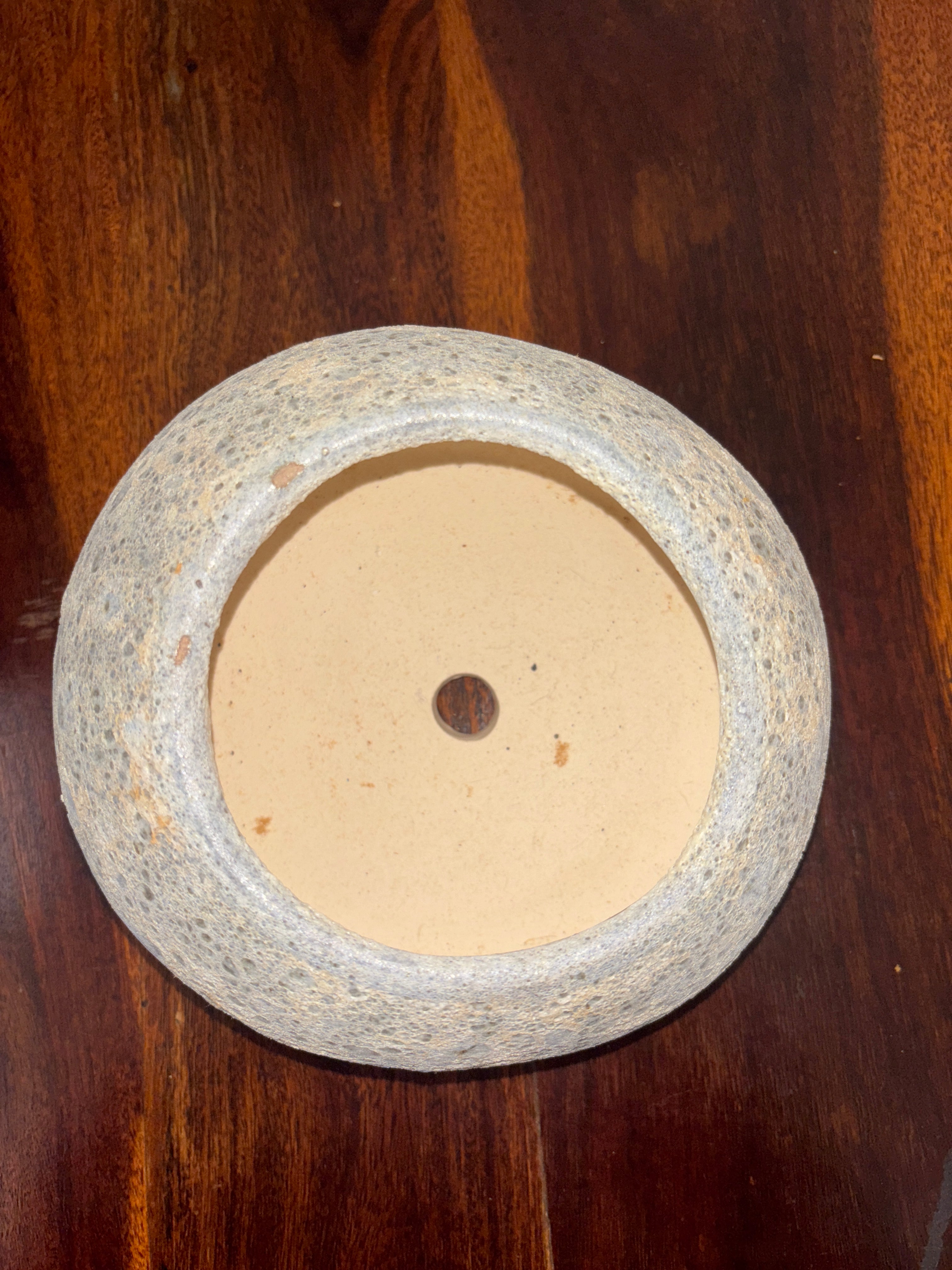 Moon Crater Textured Round Bonsai Pot – 7 Inch | Fantastic Pot Series